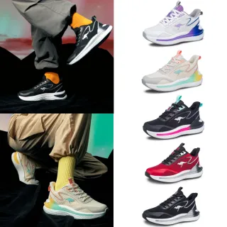 【KangaROOS】慢跑鞋 男鞋 女鞋 運動鞋 支撐穩定 輕量透氣 RUN DASH多款任選(KW41191 KW41197 KM41360)