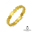 【GOLDCHILL JEWELRY】黃金戒指 滿圈愛心 5G工藝(0.60錢±0.03)