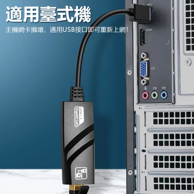 【Nil】USB3.0/Type-C to 轉 RJ45 Gigabit 外接千兆網路卡 乙太網路 網卡轉換線 轉換器