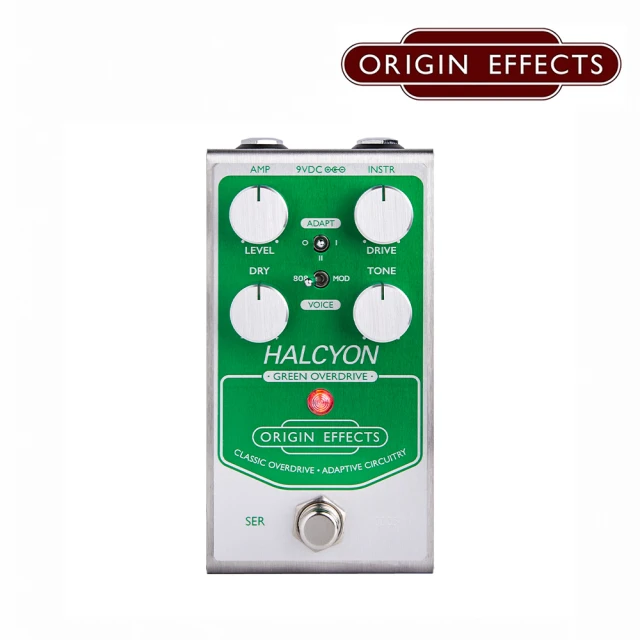 Origin Effects Halcyon Green Overdrive 效果器(原廠公司貨 商品保固有保障)