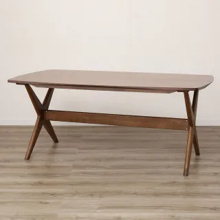 【NITORI 宜得利家居】◎耐磨耐刮布款 木質餐桌椅5件組 RELAX 160 WIDE NSF MBR/TBL