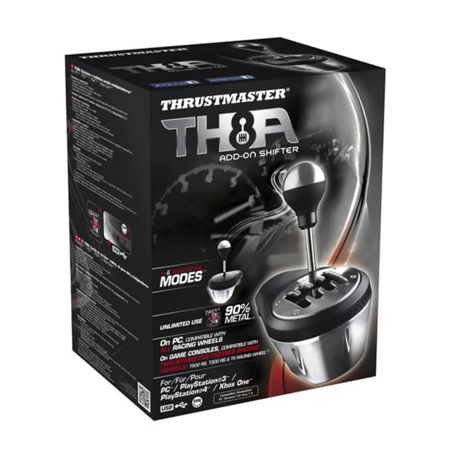 【THRUSTMASTER 圖馬斯特】TH8A 排檔器(賽車、方向盤、排檔桿)