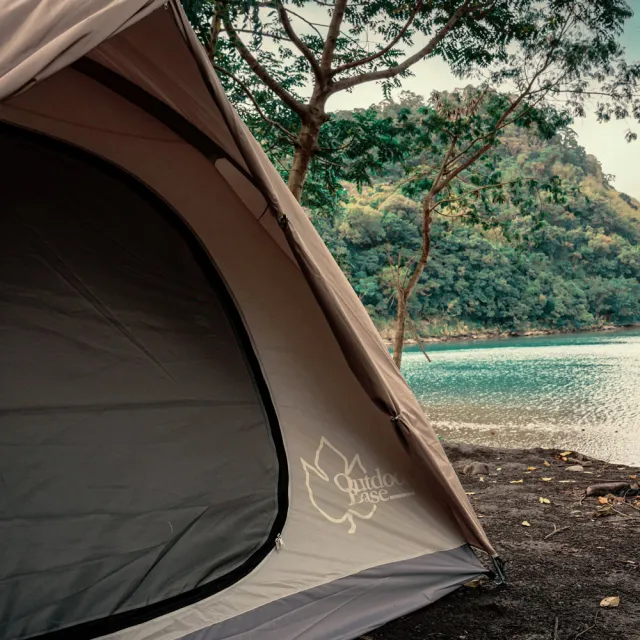 【Outdoorbase】沙丘露營帳篷送掛物繩2入(速搭帳 露營 野餐 270)