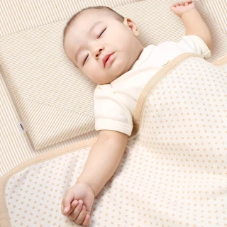 【Gennies 奇妮】智能恆溫抗菌萬用平枕 多功能平枕 嬰兒枕(原棉)
