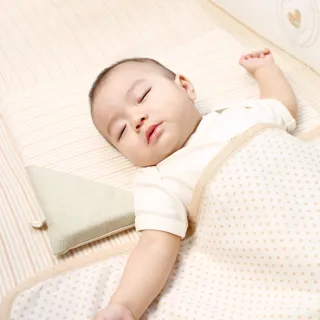 【Gennies 奇妮】智能恆溫抗菌萬用平枕 多功能平枕 嬰兒枕(原棉)