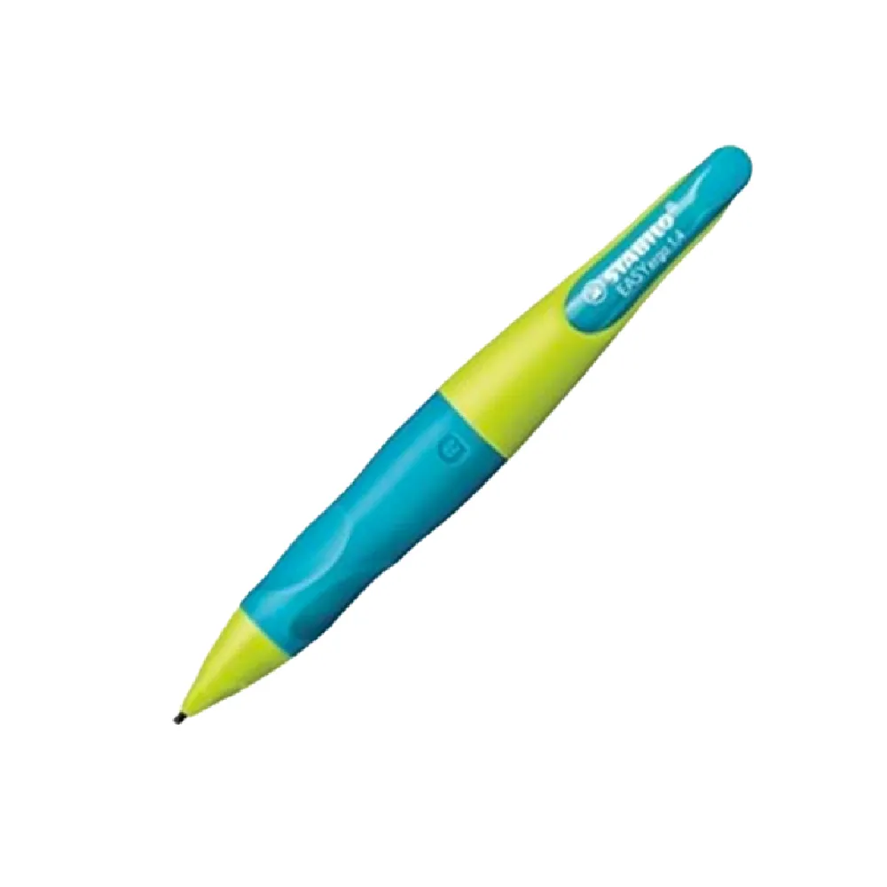 【STABILO】思筆樂 3.15mm 胖胖鉛 人體工學自動鉛筆 右手 淺藍/深藍 附削鉛筆器 型號:B-46873(原廠正貨)
