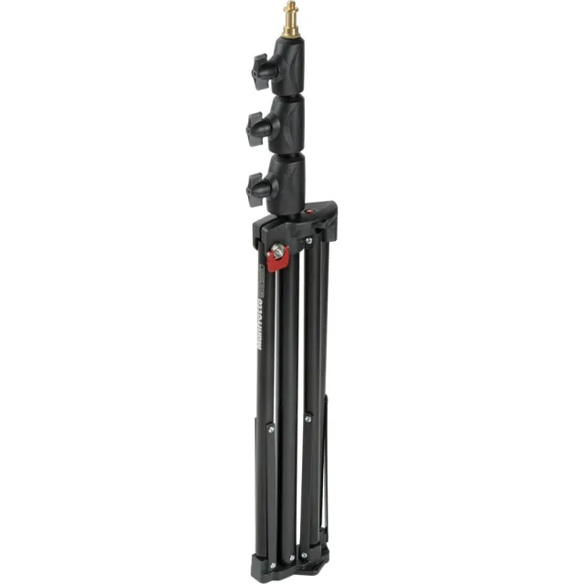 【Manfrotto 曼富圖】鋁合金氣壓式四節中型燈架 1051BAC(公司貨)
