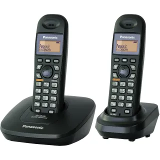【Panasonic 國際牌】2.4GHz數位式無線電話KX-TG3612(國際雙手機無線電話)