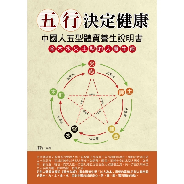 【MyBook】五行決定健康中國人五型體質養生說明書(電子書)