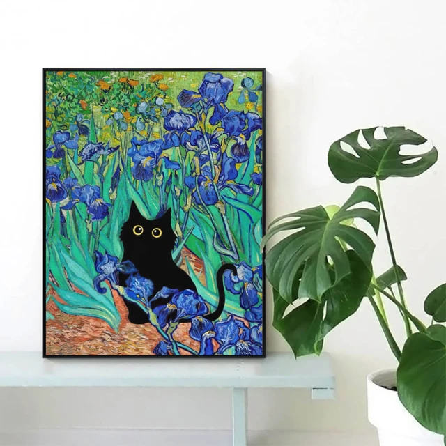 Lifedecor 森活小飾 CAT•星夜_60*80cm(