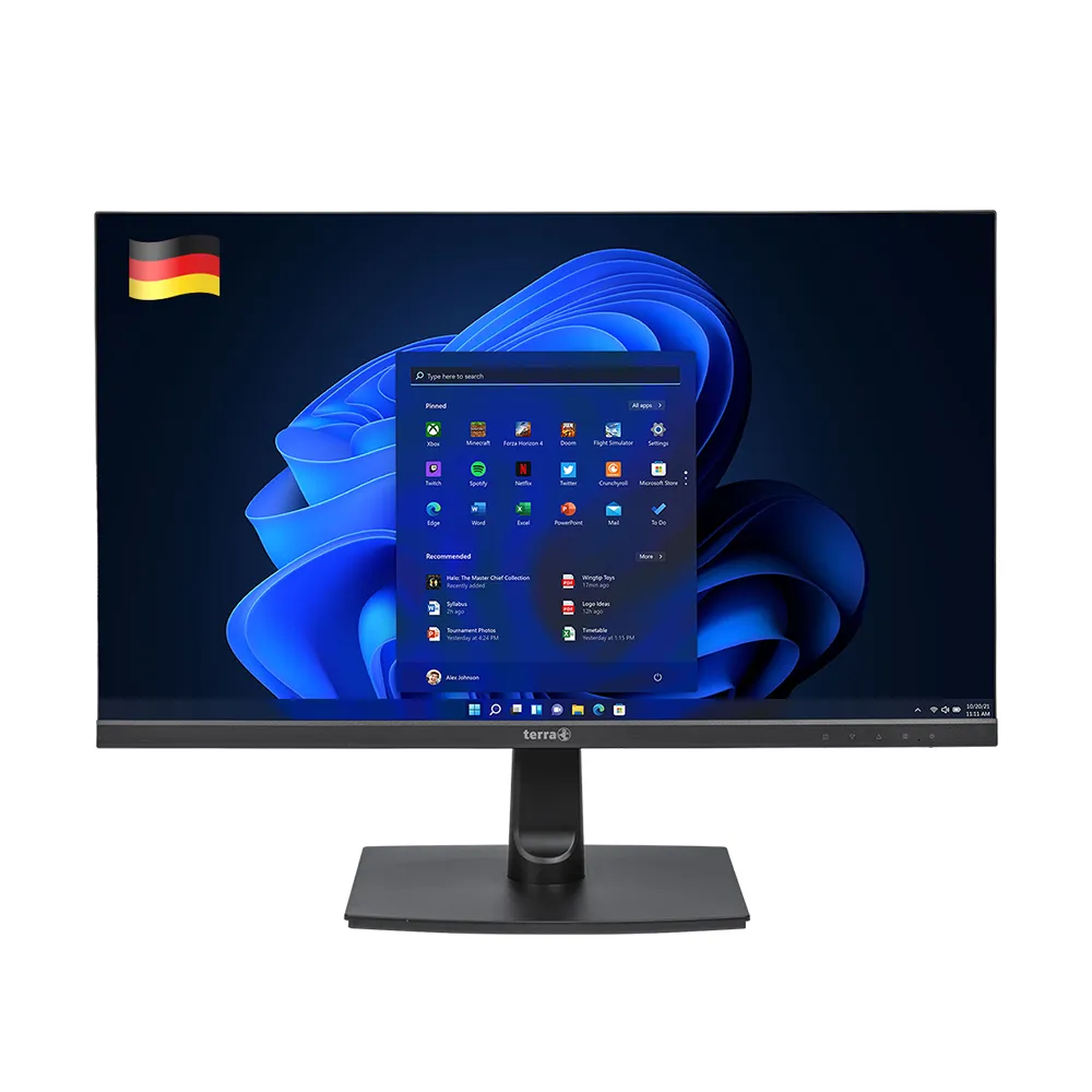 【terra 沃特曼】2742W 27型 IPS 100Hz 廣視角無邊框螢幕(3年保固/內建喇叭/零閃屏、低藍光)