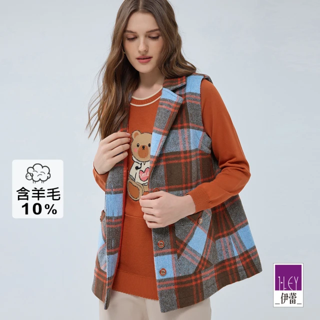 ILEY 伊蕾 厚磅保暖羊毛夾克外套(桃色；M-XL；123