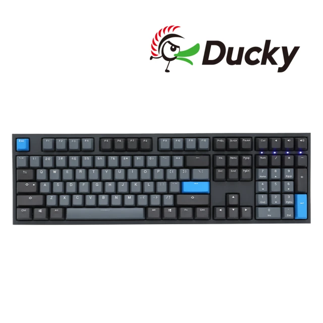 【Ducky】One 2 DKON1808 無光版機械式鍵盤 中文 天際線(銀軸/靜音紅軸)