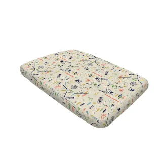 【Outdoorbase】迷露物語舒柔布床包套MKING(MKING床墊 春秋夏適用)