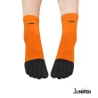 【Juniper 朱尼博】4入組-MIT竹碳抑臭止滑運動休閒中筒五指襪-4色組合 L尺寸 TJP011(運動襪/機能襪/五趾襪)