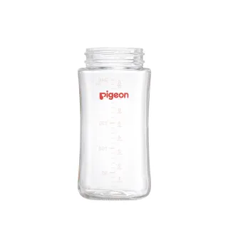 【Pigeon 貝親】第三代寬口玻璃奶瓶240ml(素色空瓶)