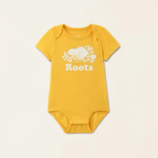 【Roots】Roots 嬰兒- COOPER BEAVER 包屁衣(黃色)