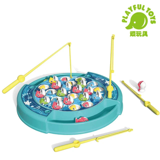 【Playful Toys 頑玩具】海洋磁性釣魚台(釣魚玩具 早教玩具 幼兒玩具)