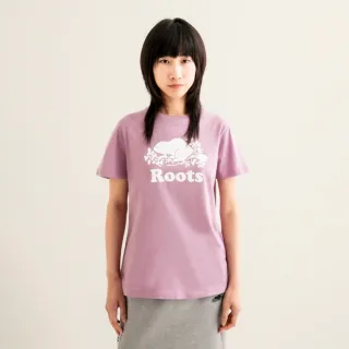 【Roots】Roots 女裝- COOPER BEAVER 短袖T恤(紫色)