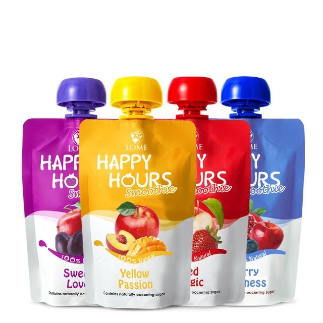 【大地之愛】HAPPY HOURS生機纖果飲100g-24包(4種綜合口味)