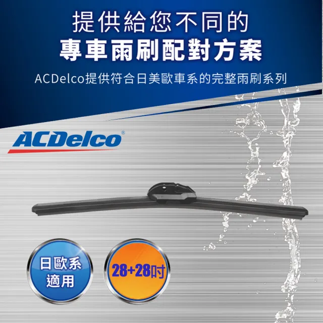 【ACDelco】FORD KUGA 1.6/2.0  12-15年矽膠軟骨雨刷28+28吋(KUGA)