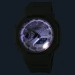 【CASIO 卡西歐】G-SHOCK八角單色美學雙顯錶(GA-2100-7A7)