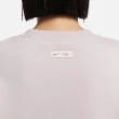 【NIKE 耐吉】上衣 女款 長袖上衣 大學T 磨毛 寬鬆版型 紫 FN3655-019(3S3629)