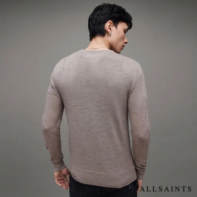 【ALLSAINTS】MODE 美麗諾羊毛公羊頭骨針織上衣 MK129D(修身版型)