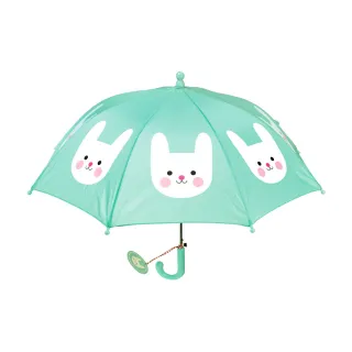 【Rex London】兒童雨傘 兔兔(遮陽傘 晴雨傘 直傘)