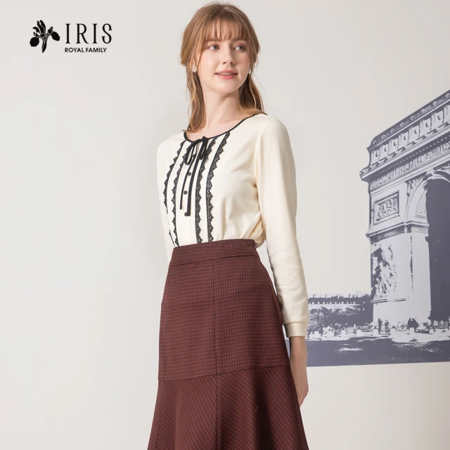 Iris Girls 艾莉詩 甜美特調花朵棉質上衣(3594