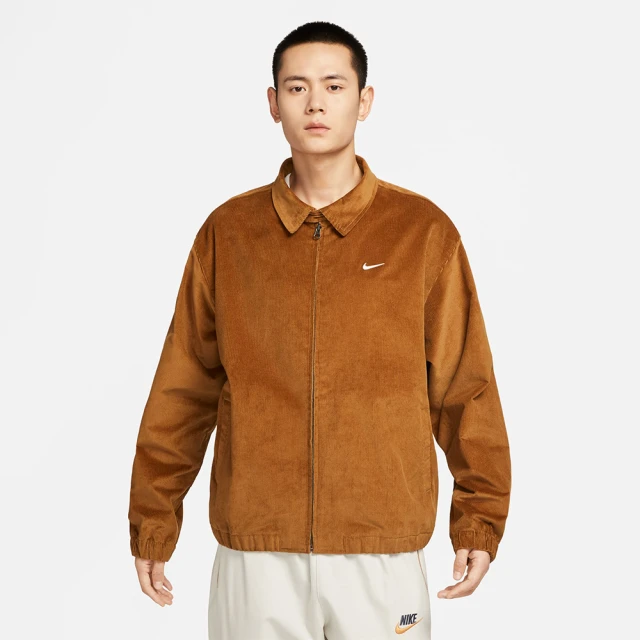 NIKE 耐吉 AS M NL HARRINGTON JACKET CORD 咖啡 燈心絨 教練外套 男款 運動(DX9071-270 ∞)