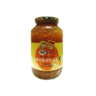 【韓田】蜂蜜風味柚子茶1KGx4罐(即期品/本島免運費)
