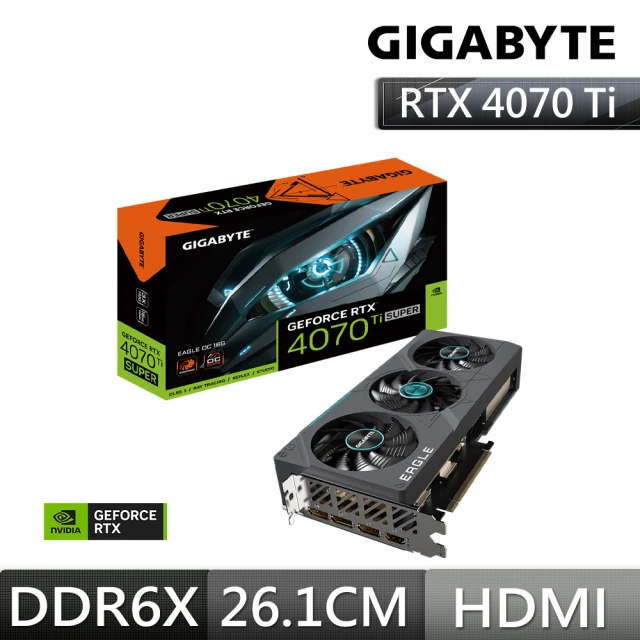 GIGABYTE 技嘉 GeForce RTX™ 4070 Ti SUPER EAGLE OC 16G顯示卡