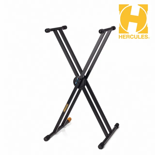【Hercules 海克力斯】KS-120B 折疊型 雙X鍵盤架(原廠公司貨 商品有保障)