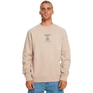 【Quiksilver】男款-SURF THE EARTH CREW長袖大學T-卡其(EQYFT04833-81)