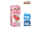 【KLIM 克寧-週期購】草莓優酪乳198mlx2箱(共48入;24入/箱)