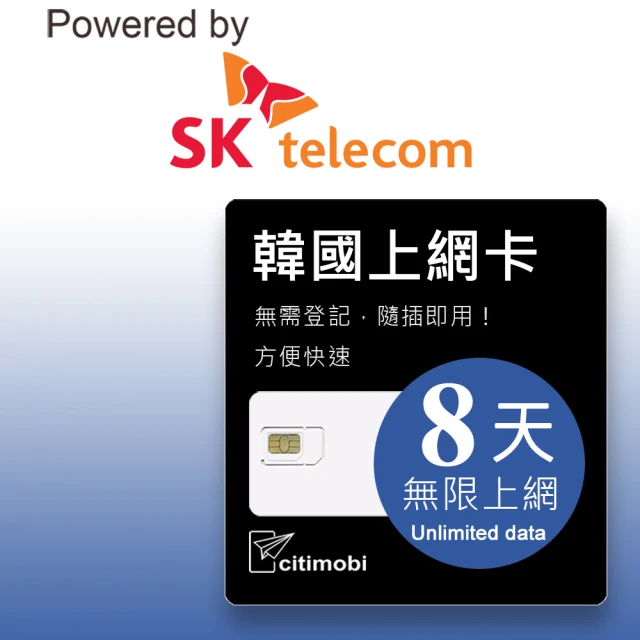 KarDear 韓國10天SIM卡 每日1.1GB高速流量 