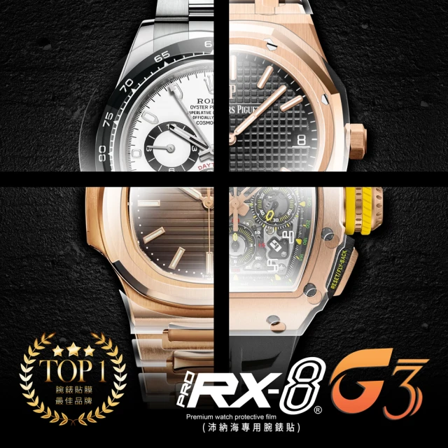 RX-8 RX8-G3 PANERAI沛納海 膠帶款 系列頂級腕錶、手錶貼膜(不含手錶)