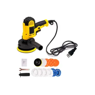 【Komori 森森機具】110V汽車拋光機 附打蠟配件套組 交換禮物(電動打蠟機 汽車拋光機)