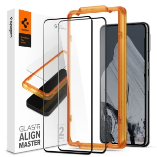 【Spigen】Spigen Pixel 8 / 8 Pro Align Master-玻璃保護貼(黑-含玻璃保貼x2)