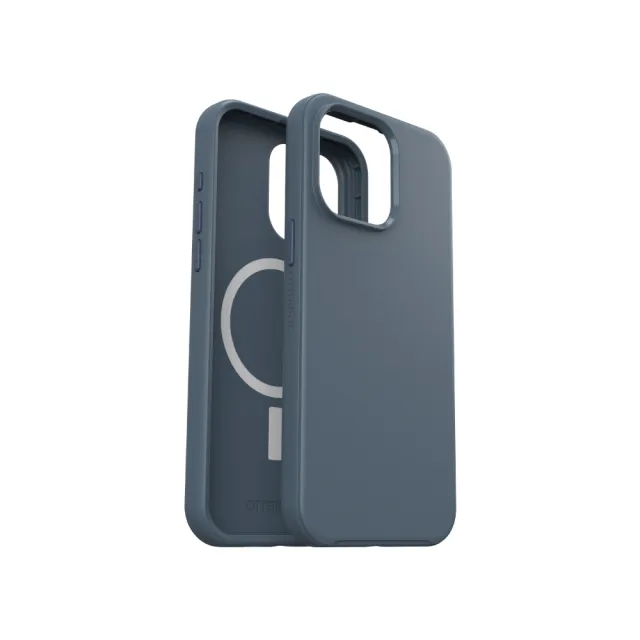 【OtterBox】iPhone 15 Pro Max 6.7吋 Symmetry Plus 炫彩幾何保護殼-藍(支援MagSafe)