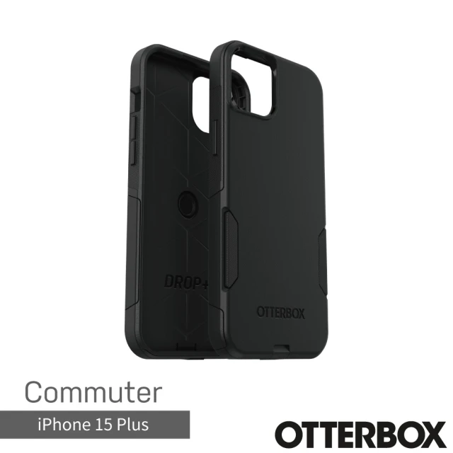 OtterBoxOtterBox iPhone 15 Plus 6.7吋 Commuter 通勤者系列保護殼(黑)