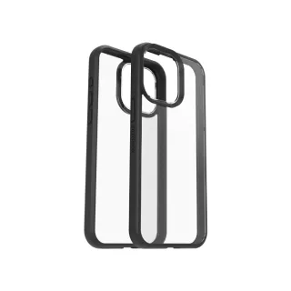 【OtterBox】iPhone 15 Pro Max 6.7吋 React 輕透防摔殼(黑透)