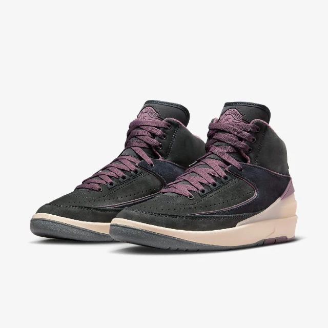 NIKE 耐吉 休閒鞋 Wmns Air Jordan 2 Retro 女鞋 男鞋 黑 紫 喬丹 2代 麂皮(DX4400-005)