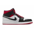 【NIKE 耐吉】Air Jordan 1 Mid Gym Red Black Toe 黑白紅(DQ8426-106)