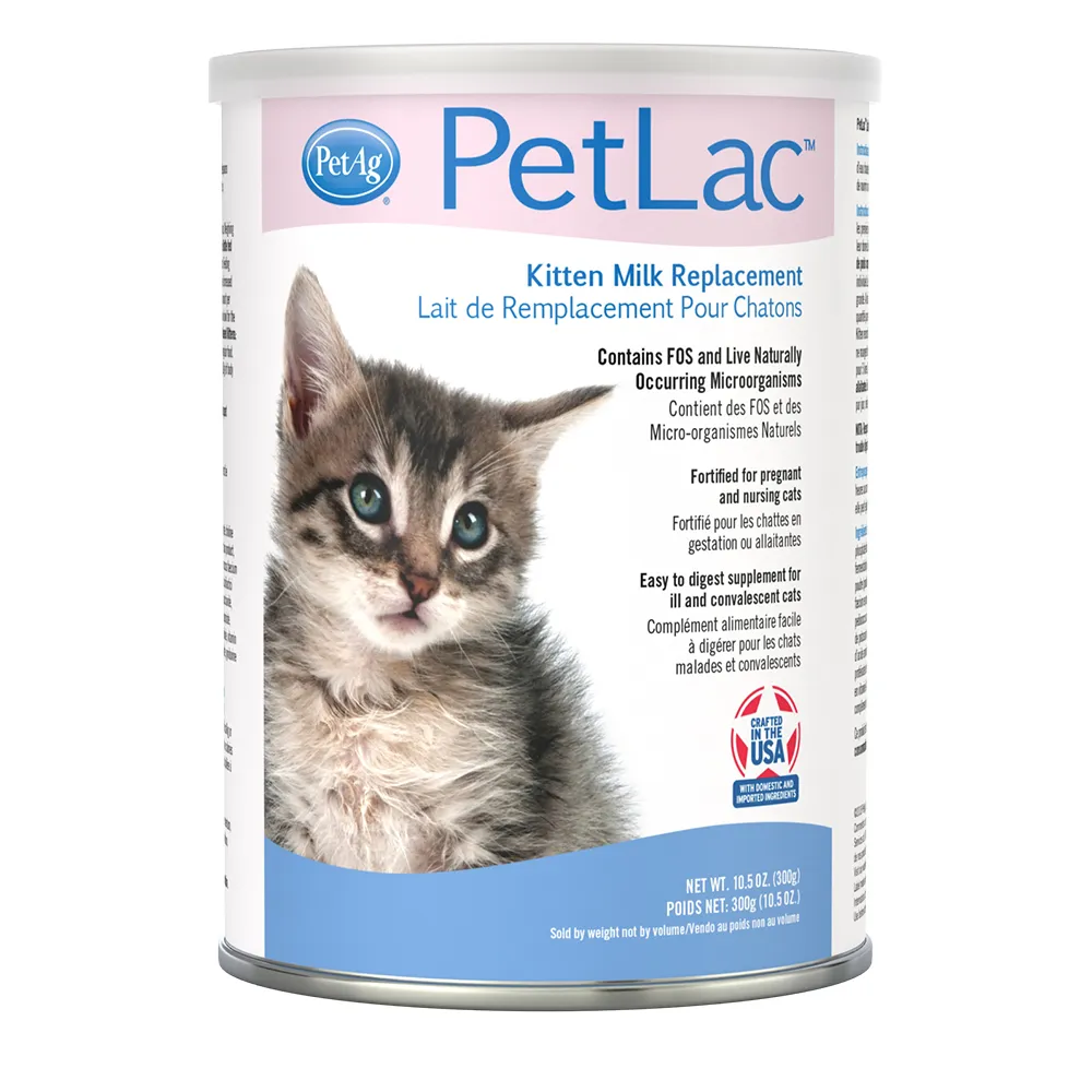 【PetAg 貝克】美國犬貓營養學博士監製大廠 - 貝克進階優護貓用奶粉 Plus 300g