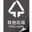 【MASTER】垃圾桶貼紙 四種款式 餐廚垃圾 其他垃圾 分類貼紙 有害垃圾 可回收物 5-OW01(環保貼紙 黏貼式)