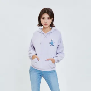 【5th STREET】女裝五街藥物測試帽T-紫色