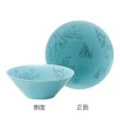 【Skater】迪士尼 小美人魚 美濃燒陶瓷餐碗 21cm 海底世界(餐具雜貨)