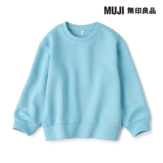 【MUJI 無印良品】兒童二重織休閒圓領衫(共8色)